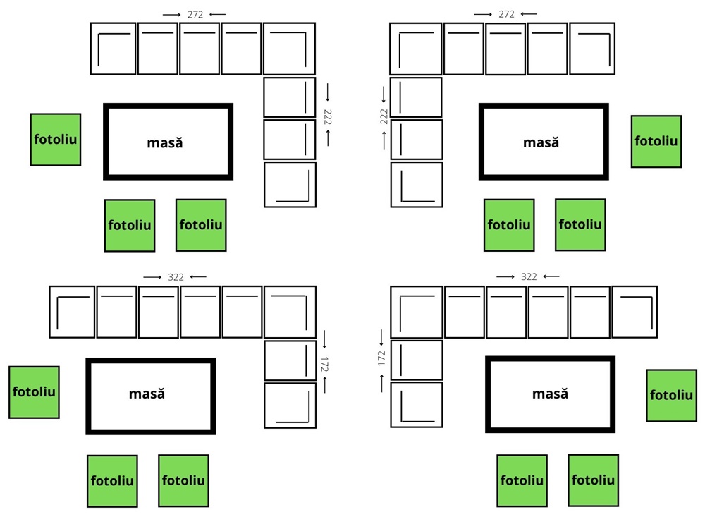 Mobilier de grădină din plastic Rellme